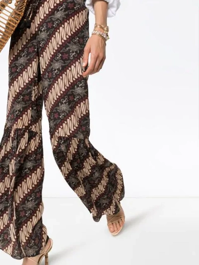 Shop Figue Brielle Batik-print Trousers In Javdi