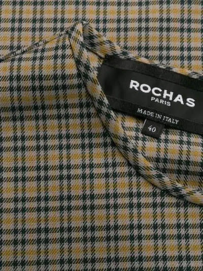 ROCHAS PLAID PRINT TOP - 绿色