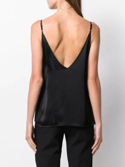 Shop Federica Tosi V-neck Camisole In Black