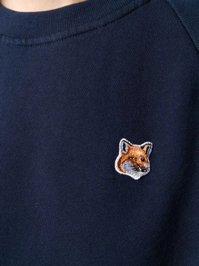 狐狸贴花套头衫