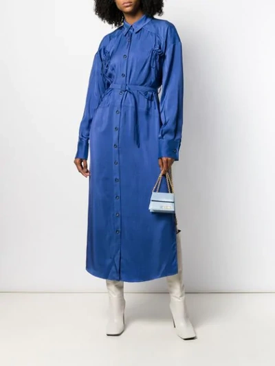 Shop Jacquemus La Robe Valmy Dress In Blue