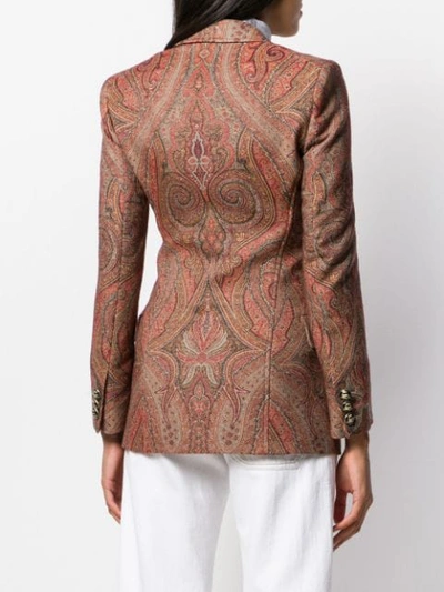 Shop Etro Paisley Blazer In 800