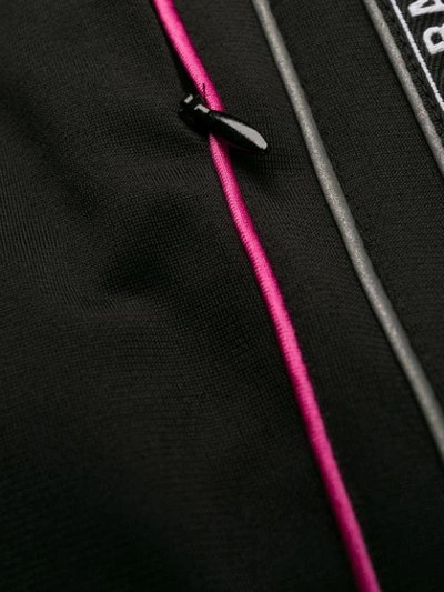 Shop Balenciaga Side Stripe Track Pants In Black