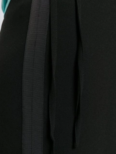 Shop Mcq By Alexander Mcqueen Midi Draped Skirt In Black