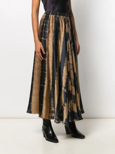 MES DEMOISELLES PATTERNED MAXI SKIRT - 棕色