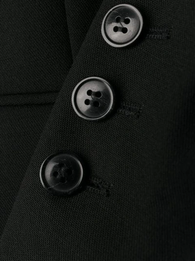 Shop A.f.vandevorst Off-centre Button Blazer In Black