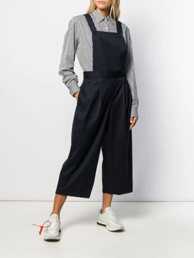 Shop Comme Des Garcons Girl Overalls Jumpsuit In Blue