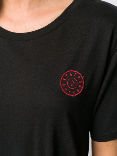 Shop A.f.vandevorst Joseph Logo Patch T-shirt In Black