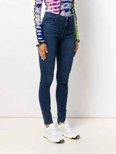 Shop J Brand Maria Skinny Jeans In Blue