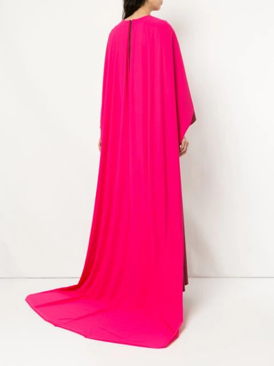 Shop Greta Constantine Caped Back Maxi Dress - Pink