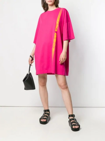 Shop Artica Arbox Oversized T-shirt Dress In Pink