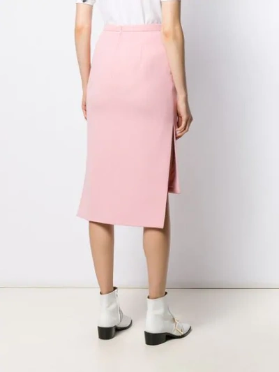 Shop N°21 High Low Hem Skirt In Pink