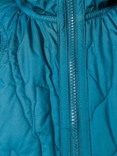 Shop Adidas By Stella Mccartney Quilted Performance Gilet In Blue