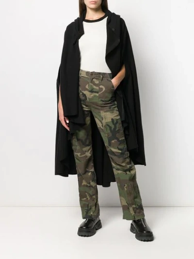 Shop Aganovich Cape Mit Kapuze In Black