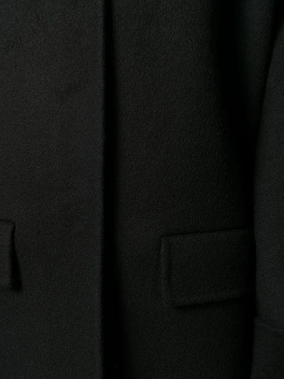 Shop P.a.r.o.s.h Single Breasted Coat In Black