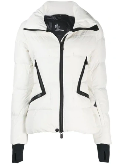 Shop Moncler Giubbotto Dixence Puffer Jacket In White