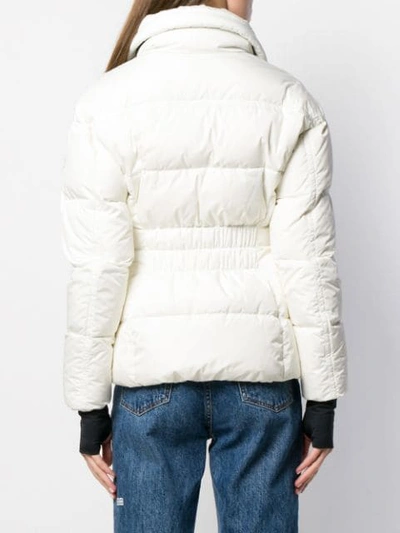 Shop Moncler Giubbotto Dixence Puffer Jacket In White