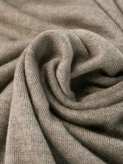 Shop Avant Toi Fine Knit Jumper In Grey