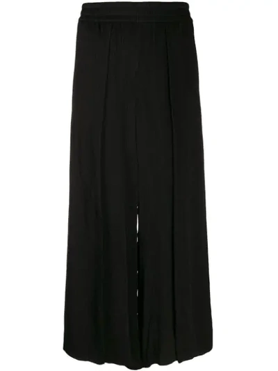 Shop Alice And Olivia Elba Wide-leg Trousers In Black