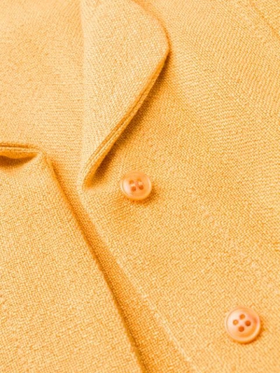 Shop Jacquemus La Chemise Monceau Layered Shirt In Orange