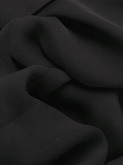 Shop Michael Kors Silk Pussybow Blouse In Black