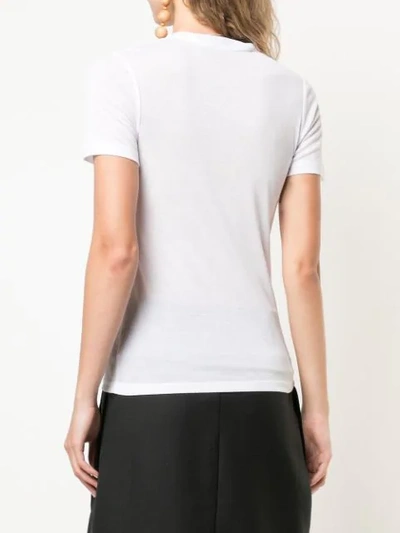 Shop Jacquemus T-shirt Mit Logo-stickerei In White