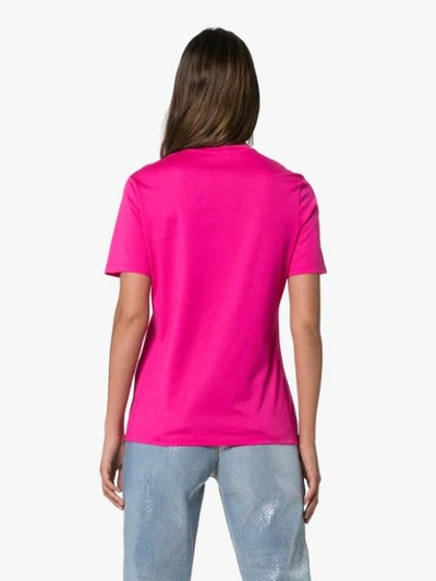 Shop Versace Vintage Logo T-shirt In Pink