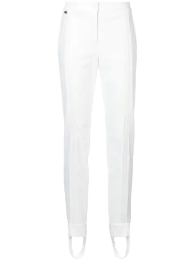 Shop Fendi Straight-leg Track Pants In White