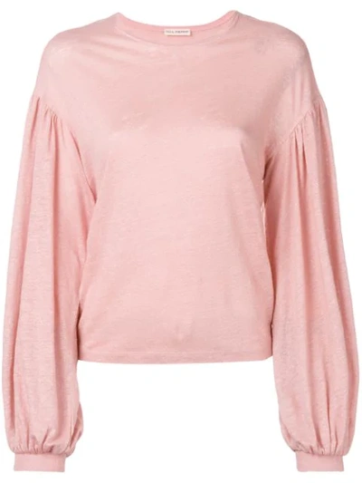Shop Ulla Johnson Wide Sleeves T In Pink