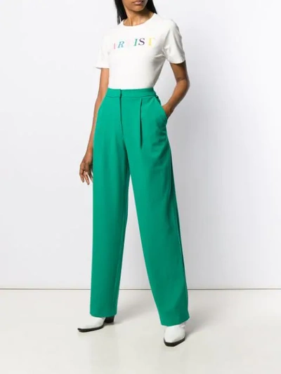 Chinti & Parker High-waisted Trousers In Green
