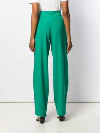 Chinti & Parker High-waisted Trousers In Green