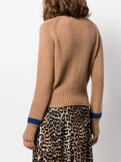 Shop Aragona Crew-neck Cashmere Sweater In Neutrals