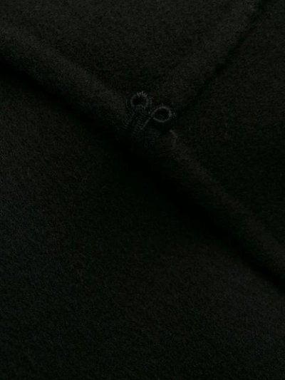 VALENTINO SLIT NECKLINE CAPE - 黑色