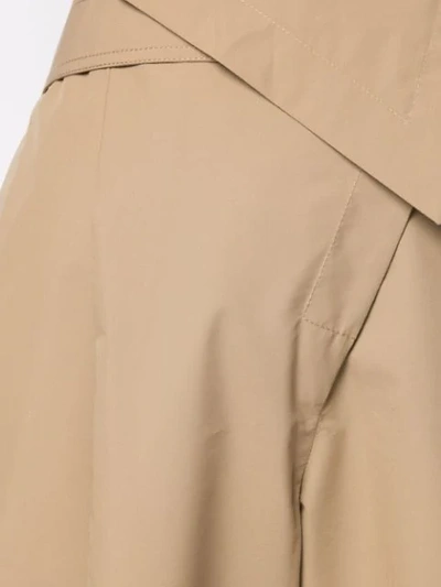 3.1 Phillip Lim Belted Overlap Trousers In Brown