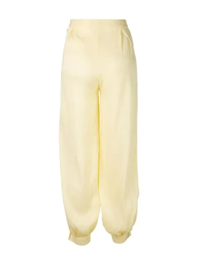 Shop Onia Harem Beachwear Trousers In Yellow