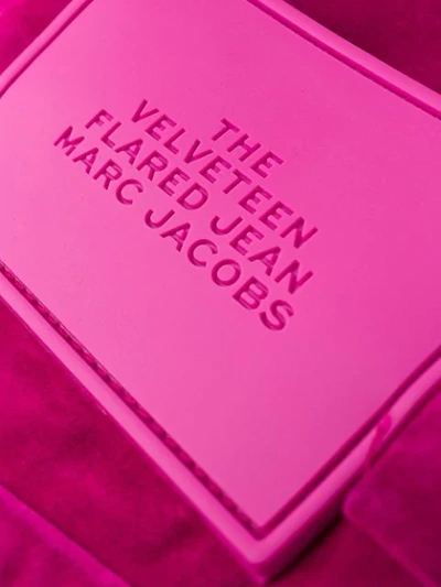 MARC JACOBS VELVETEEN FLARED JEANS - 粉色