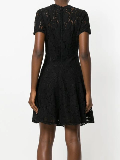 Shop Michael Michael Kors Lace Flared Dress - Black