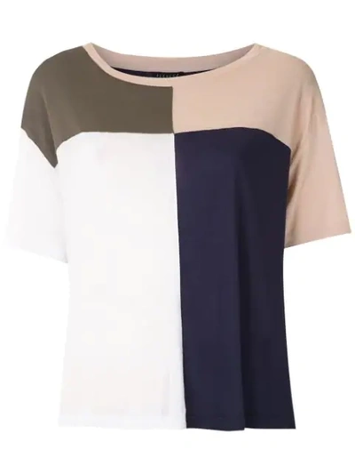 Shop Alcaçuz Nadal Color Block Blouse In Multicolour