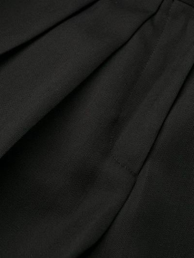Shop Acne Studios Double Front-pleat Trousers In Black