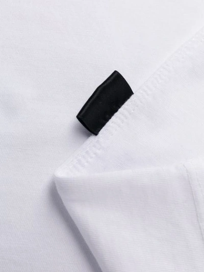 Shop Olivier Theyskens Hook-fastening T-shirt In White