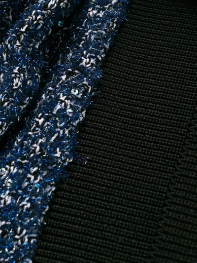 Shop Balmain Tweed Double In Sbs Blue