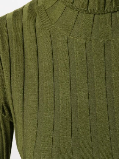 Shop Aspesi Turtle Neck Sweatshirt In Green