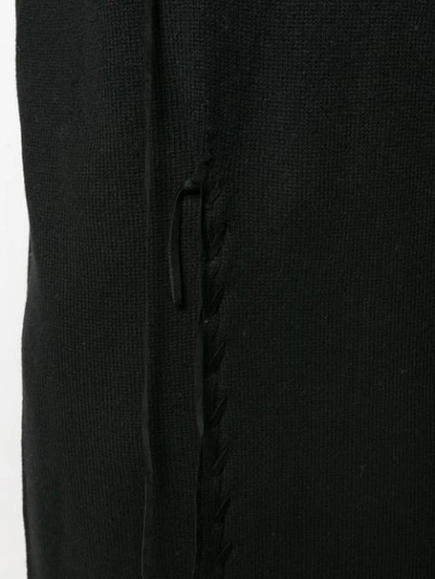 Shop Yohji Yamamoto Loose Fitted Sweater - Black
