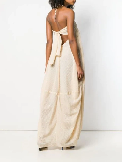 Shop Jacquemus Halter In Neutrals