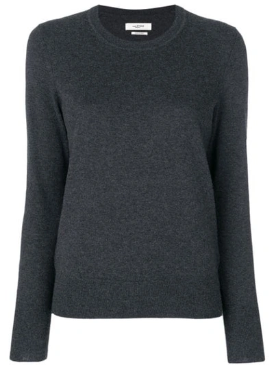 Shop Isabel Marant Étoile Knitted Top In Grey