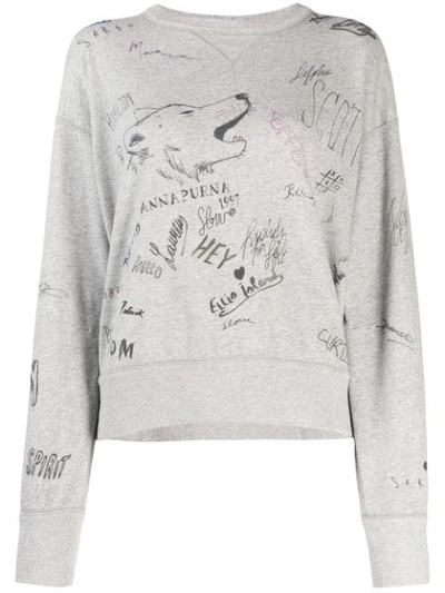 Shop Isabel Marant Étoile Tigrane Sweatshirt In Grey