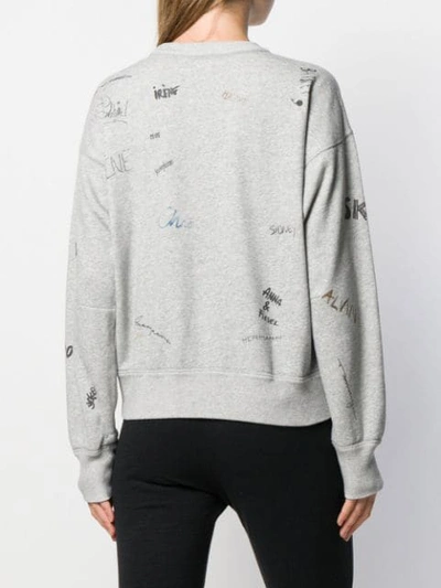 Shop Isabel Marant Étoile Tigrane Sweatshirt In Grey