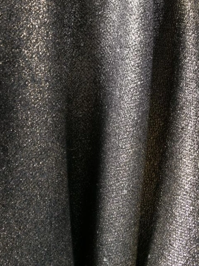 Shop Avant Toi Coated Metallic Cardigan In Grey