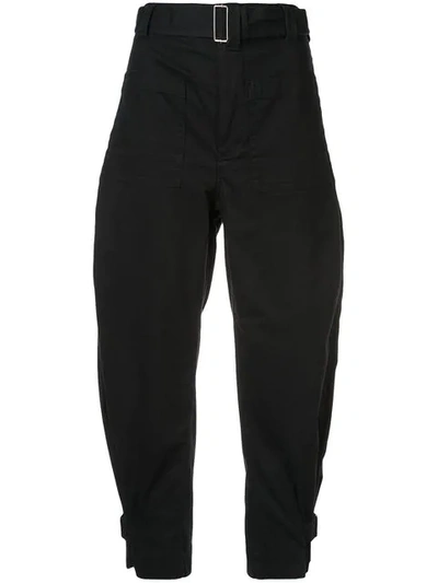 Shop Proenza Schouler Pswl Utility Pants In Black