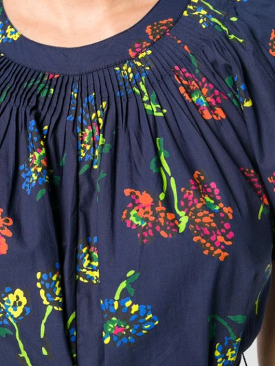 Shop Ulla Johnson Coralie Print Dress - Blue